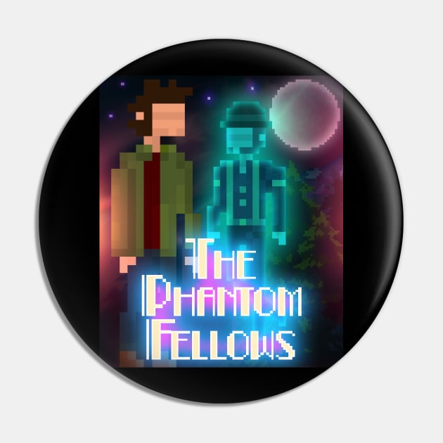 The Phantom Fellows Big Box Art Pin by ThePhantomFellows