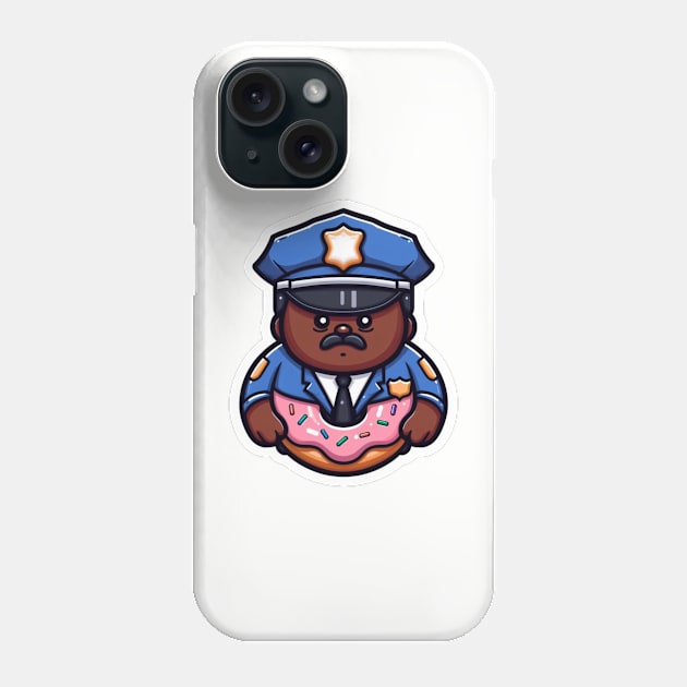 Police Donut Phone Case by EKLZR