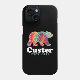 Custer State Park Tie Dye Bear South Dakota Phone Case