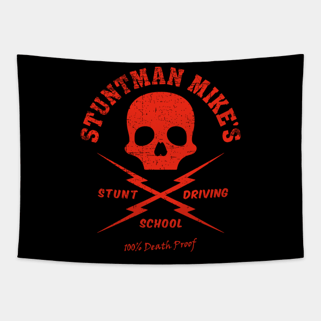 Mod.6 Death Proof Stuntman Mike Tapestry by parashop