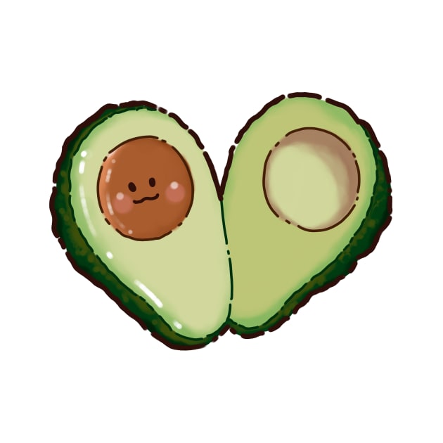 Little avocado smiles cutely. by WwsNttb