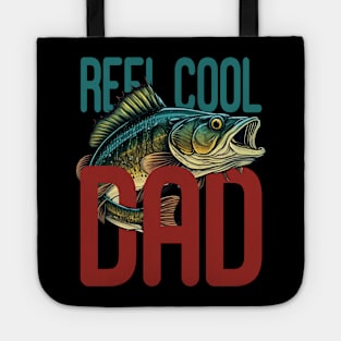 Reel Cool Dad Fisherman Daddy Father's Day Gifts Fishing Tote