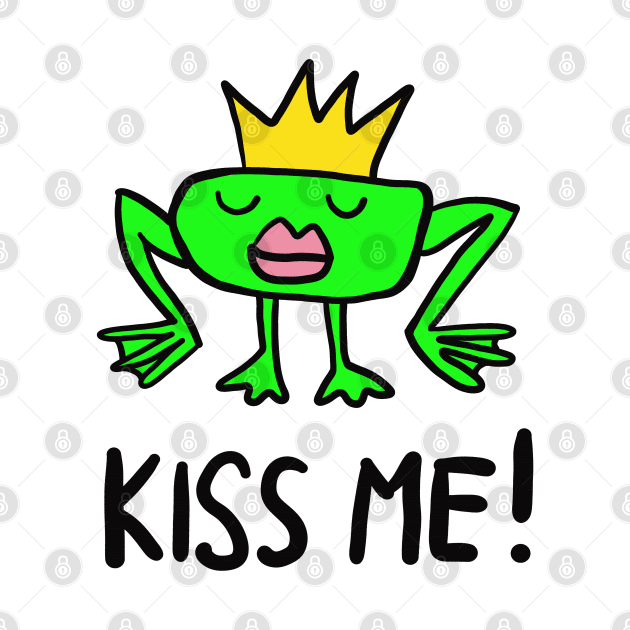 Frog King - kiss me by ThomaeArt