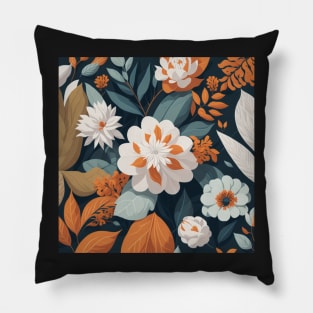 A Captivating Floral Pattern Pillow