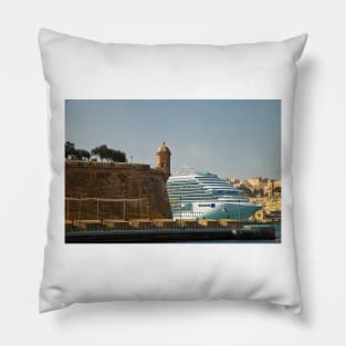 Grand Harbour Valletta Pillow