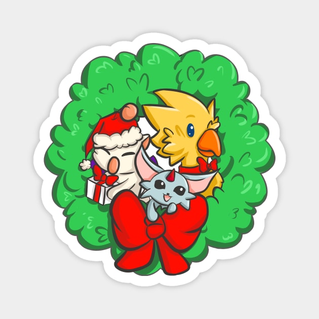 Merry Kwehmas, Kupo! Magnet by kalgado