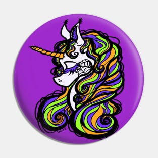 Halloween Unicorn Light Version Pin