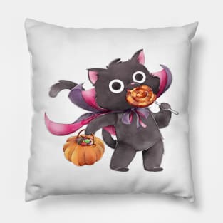 Halloween Cat , Halloween Pumpkin, Trick or treat Pillow