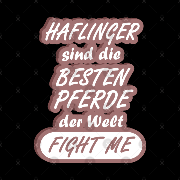 Haflinger Pfererasse Hengst Stute Reitstall Trab by FindYourFavouriteDesign