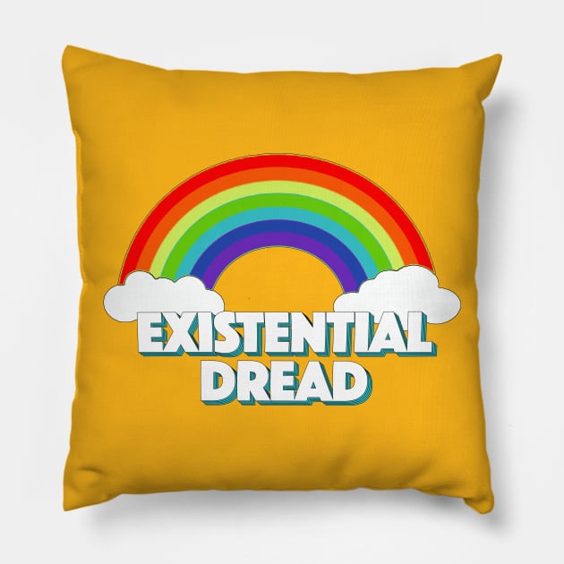 ††† Existentialist Dread Statement Design ††† Pillow by DankFutura