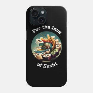 For the love of Sushi v1 Phone Case