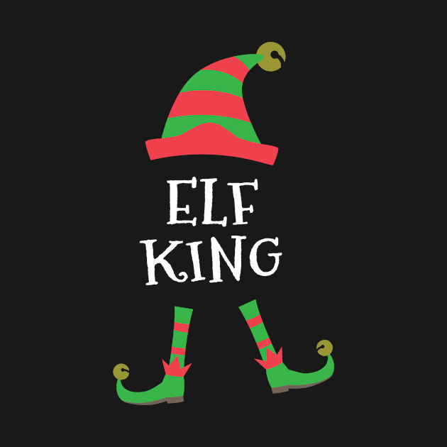 Elf King Funny Christmas Party Elf Costume by ELFEINHALB