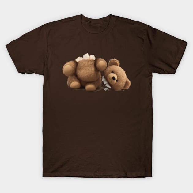 Palm Angels Bear Classic T-shirt Beige/Brown Men's - US