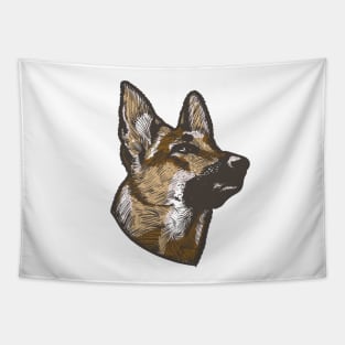 German Shepherd Tapestry