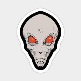 Alien Head Magnet