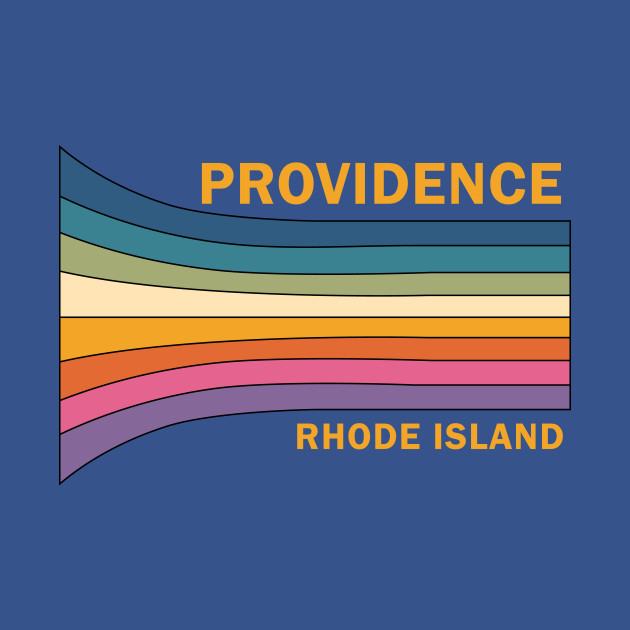 Discover Retro Vintage 70s Providence Rhode Island Gift - Providence Rhode Island - T-Shirt