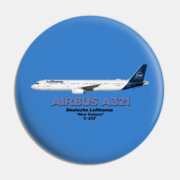 Airbus A321 - Deutsche Lufthansa "New Colours" Pin by TheArtofFlying