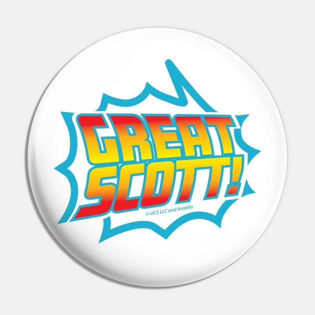 Great Scott! (Full-Color) Pin by jepegdesign