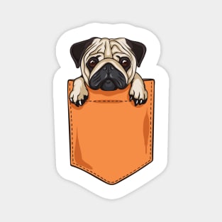 Pocket Pug Magnet