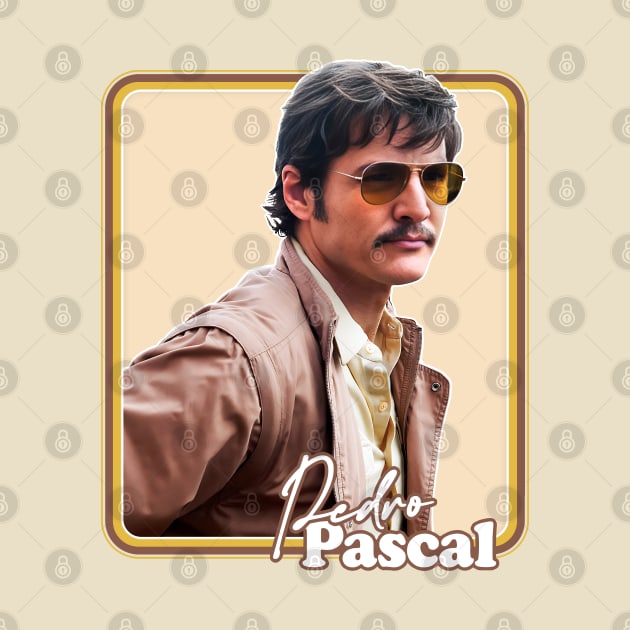 Pedro Pascal ---- Retro Fan Artwork by DankFutura