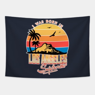 Was born in Los Angeles, September Retro Tapestry