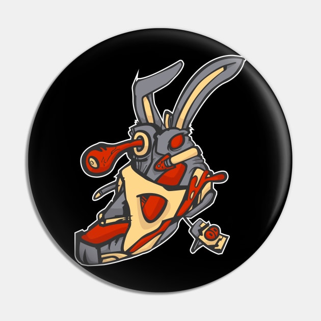 Zombie Hare Jordan Pin by bccoartxdesign