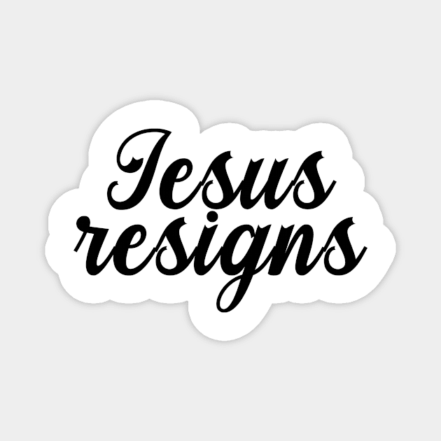 Jesus Reigns Christian Magnet by nextneveldesign