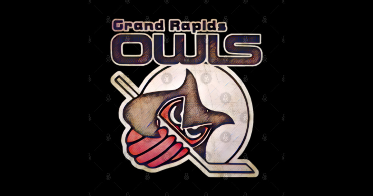 Grand Rapids Owls Hockey Grand Rapids Owls TShirt TeePublic