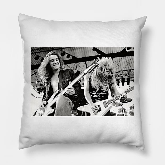 Heavy Metal Thrash Metal Speed Metal Bassist Vocalist Pillow by ZiggyPrint