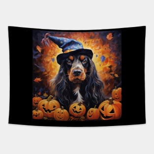 Cocker spaniel Halloween Tapestry