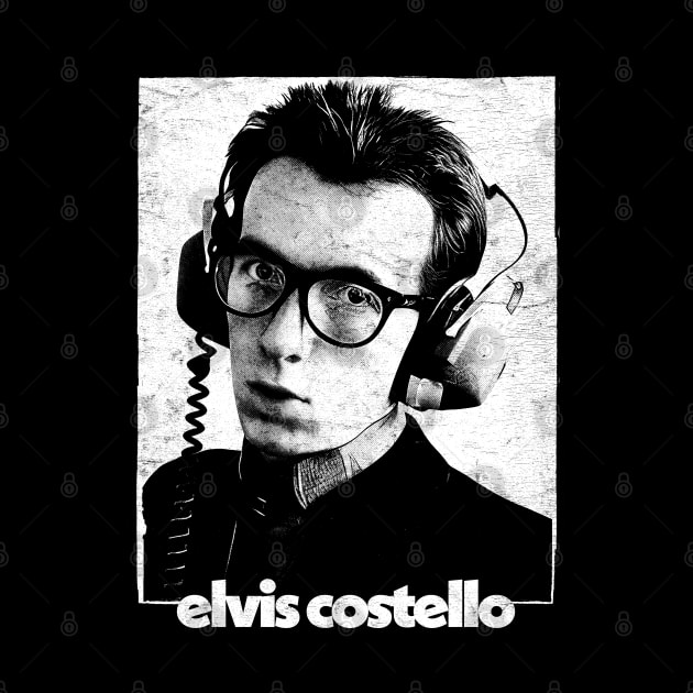 Elvis Costello Vintage Look Punksthetic by DankFutura