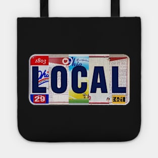 Ohio Local License Plates Tote