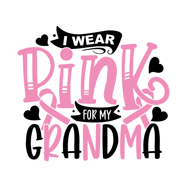 I wear pink for my grandama by Misfit04