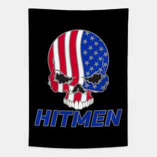 Hitmen Sports Logo Tapestry