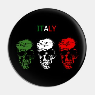 Italian Skulls Pin