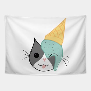 Ice Cream cat Tapestry