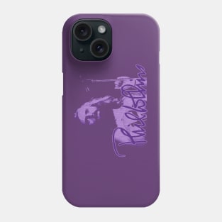 Phil Collins Singing Fan Art Purple Phone Case