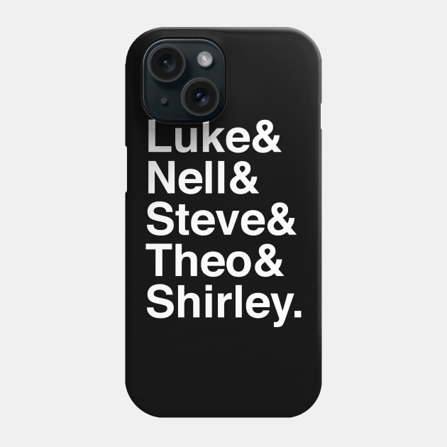 The Haunting of Hill House Characters (White) Phone Case by brendalee