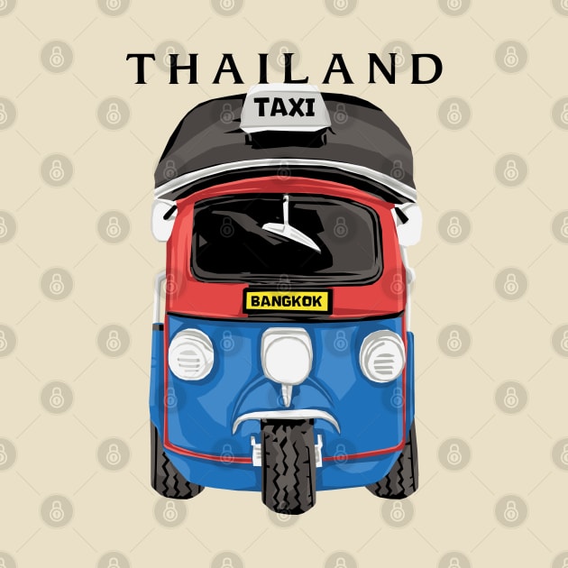 Tuk Tuk Bangkok by KewaleeTee