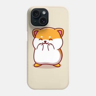 Cute Hamster Laughing Cartoon Phone Case