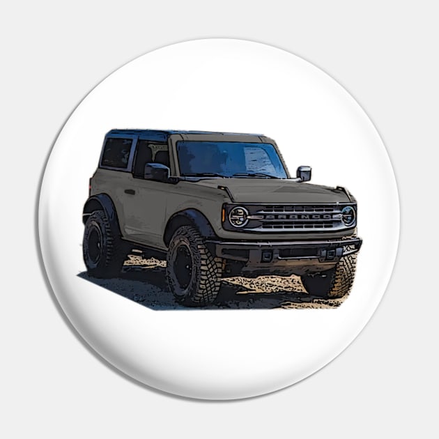 2021 Cactus Grey Ford Bronco 2 Door Pin by Woreth