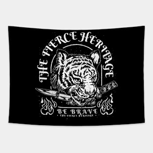 Tiger Tenacity Tapestry