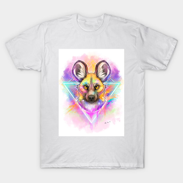 Discover Watercolor Painted Dog - African Wild Dog - T-Shirt