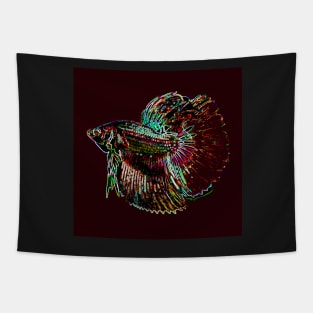 Betta Fish Tapestry