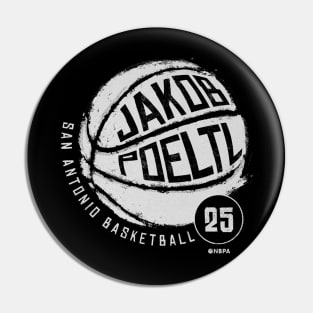 Jakob Poeltl San Antonio Basketball Pin