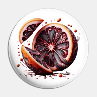 Surreal Blood Orange Pin