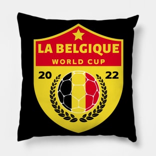 La Belgique Football Pillow