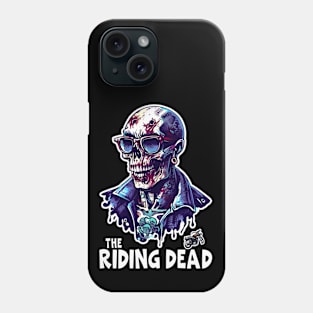 Zombie Rider, TV Show Comics Parody, Motorcycle, Biker Phone Case