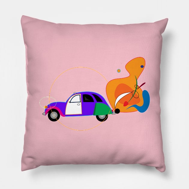 color car Pillow by momomoma