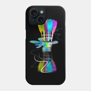 Badminton sport art Phone Case